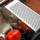 thumbnail image 3 of Robust Stainless Steel Cheese Grater, Square Grater, 3 of 5