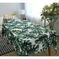 thumbnail image 1 of Coofit Table Cloth Waterproof Rural Style Leaf Print Rectangle Tablecloth Table Cover, 1 of 7
