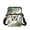 Butterfly Print, variant on Southwestern Horse Aztec Pattern with Zipper Crossbody Purse, Polyester Crossbody Bags Front Pocket Cell Phone Messenger Bag for Daily Commute Casual Use