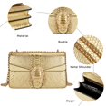 thumbnail image 2 of Bandolera Aiqudou con estampado de serpiente, 2 of 7