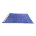 thumbnail image 2 of Ahgly Company Machine Washable Indoor Rectangle Oriental Blue Industrial Area Rugs, 5' x 7', 2 of 4