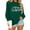 #01 Green, variant on Christmas Sweatshirts for Women Fashion Xmas Printed Shirt Merry Christmas Tops Casual Happy Holiday Long Sleeve Outfits Crewneck Sweatshirt Pullover Top