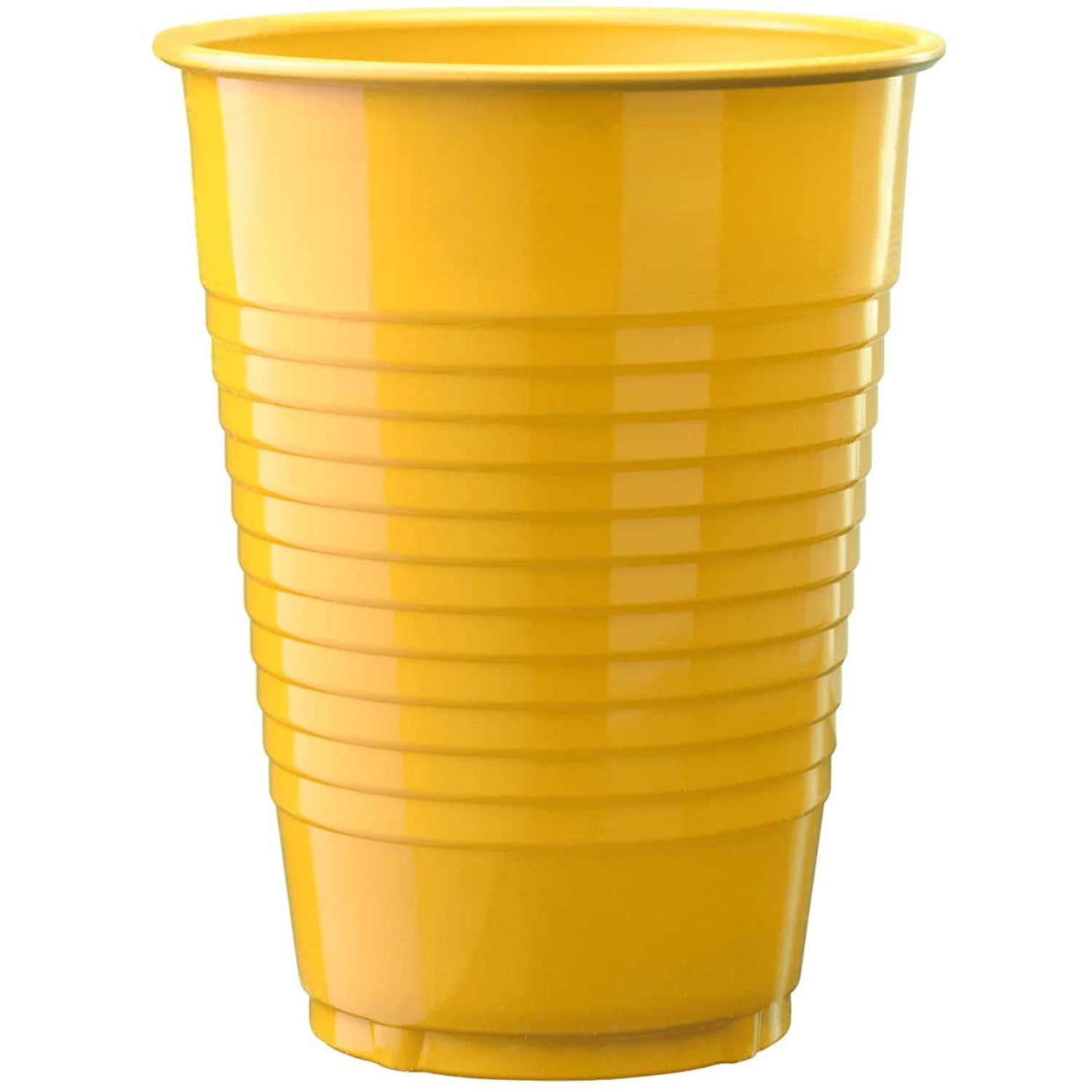 | Pack of 50 Big Party Pack Gold Plastic Cups 12oz Party Supply