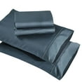 thumbnail image 6 of Superior Egyptian Cotton 850 Thread Count Bed Sheet Set, California King, Dark Blue, 6 of 6