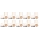 thumbnail image 5 of DEWIN Accesorios de Tubería de 3 Vías, 10 Piezas Accesorios de Tubería de 3 Vías Conector en T de Plástico de PVC Conector de Esquina de Codo 25mm de Diámetro Interior (Blanco), 5 of 8