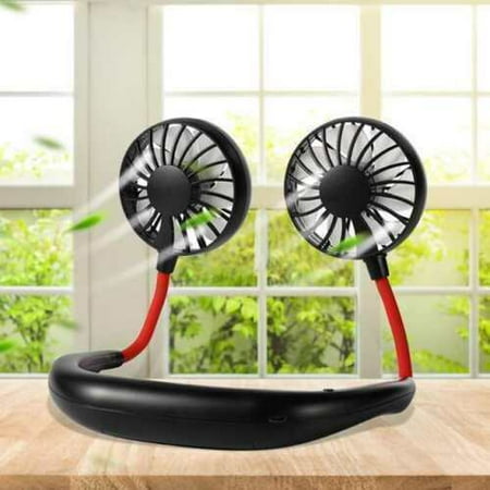 

Portable Hanging Neck Sport Fan Lazy Neckband USB Rechargeable Personal Mini Fan