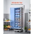 thumbnail image 2 of VEVOR Electric Hot Box Food Warmer, 16-Tier Commercial Warming Cabinet with Water Tray, Single-Door and Adjustable Shelves, Stainless Steel Food Warmer Cabinet, 2 of 9