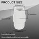 thumbnail image 2 of Adaptador de acoplamiento de rosca macho de PVC Uxcell 12Pcs, accesorio de tubería de PVC G1/2 x G1/2, acoplamiento de plomería para hogar, industrial, agrícola, blanco, 2 of 6