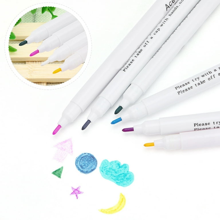 Water Soluble Pen For Embroidery Water Erasable Pens, 12 Pcs 7-Color  Water-Soluble Pens For Temporary Marking For Tailor For -Stitch,  Fast-Drying