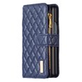 thumbnail image 3 of for Z Fold 4 Women Wallet Case, Magnetic Leather Purse Zipper Wallet Folio Flip Credit Card Coin Case Stand with Wristp Hand Strap Lanyard Compatible with Samsung Galaxy Z Fold 5 5G 2022, Blue, 3 of 10