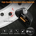 thumbnail image 4 of Wsdcam Rechargeable Motorcycle Alarm Motorcycle Lock with 120dB Alarm Anti Theft Security Disc Brake Lock for Motorbike Scooter, 4 of 6