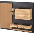 thumbnail image 5 of MyGift Rustic Brown Wood Wall-Mounted Shelf, Mail Organizer, 5 of 5