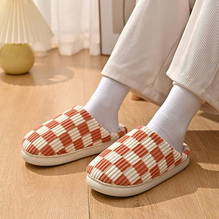 Plaid house cheap shoes