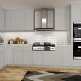 thumbnail image 4 of Miekor Furniture 33"in W x 24"in D x 34.5"in H in Shaker Dove Plywood Ready to Assemble Sink Base Cabinets with Shelf 15406, 4 of 6