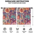 thumbnail image 2 of Blackout Kids Curtains,Multicolor Paisley and Floral Pattern Childrens Insulated Curtains Set Of 2,Bedroom Essentials,Toddler Room Decor 52x63in(132x160cm), 2 of 5