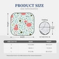 thumbnail image 3 of Haiem Cute Flamingo Car Windshield Sun Shade (2 Pieces) Foldable Windshield Sun Shade Car Accessories for Truck SUV Pickup-Small, 3 of 7