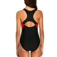 thumbnail image 4 of Alove Women's Athletic Monokini Racerback One Piece Sports Bathing Suit, 4 of 5