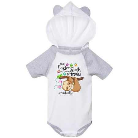 

Inktastic Easter Sloth with bunny ears- funny Gift Baby Boy or Baby Girl Bodysuit