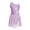 Lavender, variant on IEFIEL Kids Girls Ballet Dance Leotard Sleeveless Oblique Shoulder Acrobatics Skating Dress Shiny Sequins Dance Wear Pink 12
