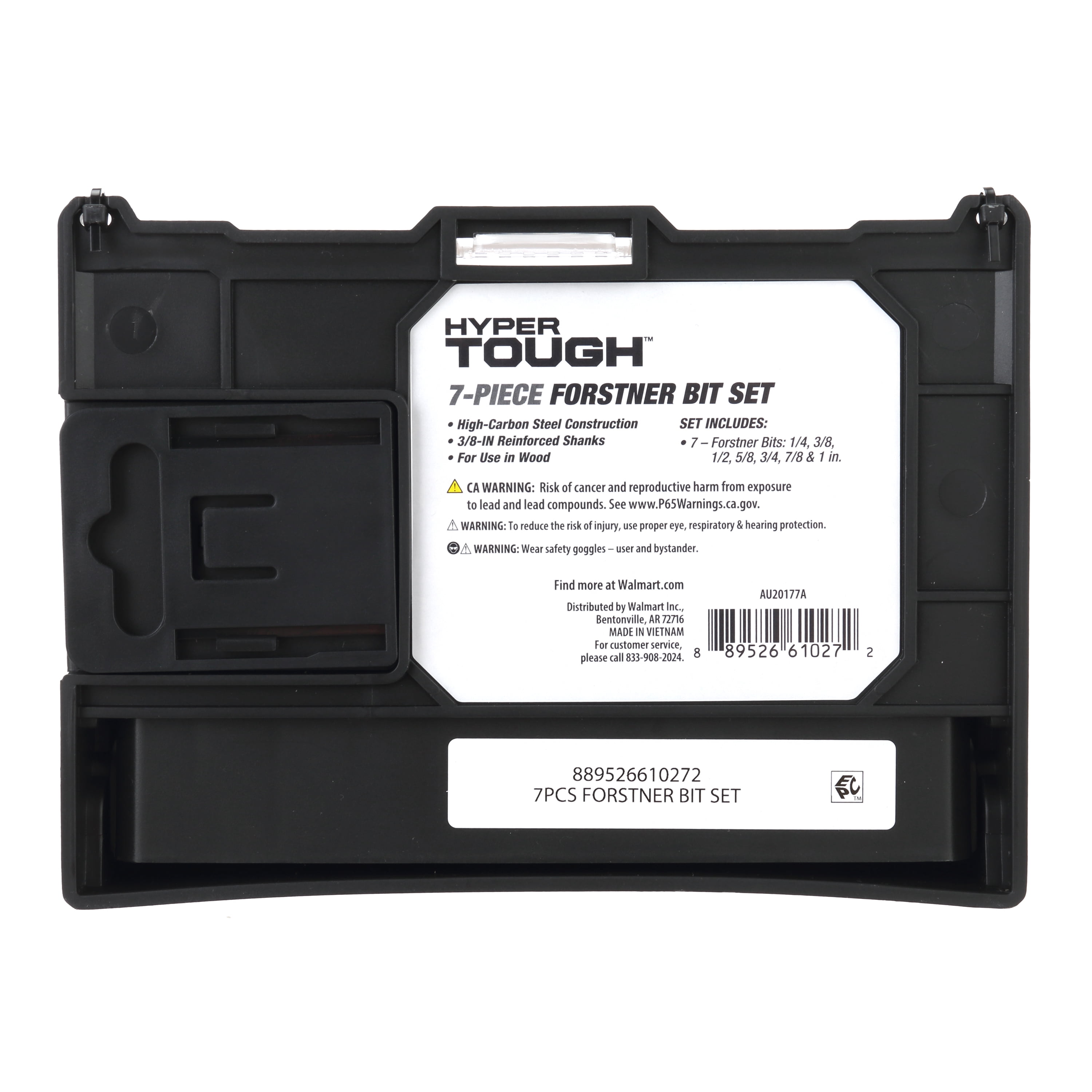 Hyper Tough 7 Piece Forstner Bit Set