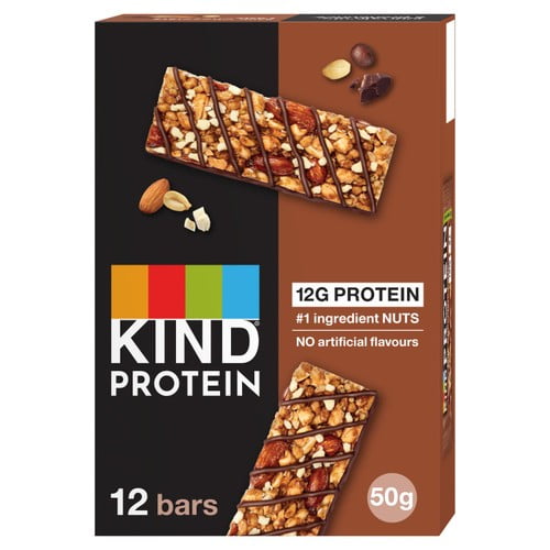KIND Milk Chocolate Latte Protein 12 x 50g, British Import (Pack of 3)