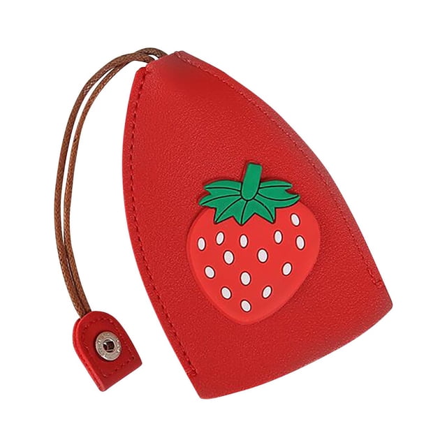 Renjiang Car Key Case,Pu Leather Creative Pull Out Key Sleeve Not Easy To Slip Key Pouch for Most Types Car Key Christmas Partykey Case Leather