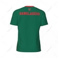 thumbnail image 4 of Exclusive design Bangladesh Flag Grain 3D Printed Men For Running Bike Soccer Tennis Fitness Sports tshirt Mesh Short T-shirt, 4 of 13