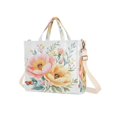 thumbnail image 2 of Corduroy Tote Bag for Women Shoulder Handbags Fashion Ladies Purses Satchel Messenger Bags Watercolor Peonies M, 2 of 8