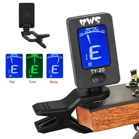 Guitar Electronic Tuner EEEkit Guitar Tuner Clip-on Tuner for Guitar,360 degree Rotational Electronic Digital Tuner Easy to Use- Suitable for Acoustic and Electric Guitar Bass Violin Ukulele ()