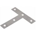thumbnail image 3 of SODIAL(R) 5 piezas Soporte de reparación de refuerzo de esquina plana en forma de T de placa angular 80 mm x 80 mm, 3 of 4