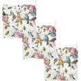 thumbnail image 7 of Spring Hummingbird Summer Baby Muslin Washcloths Soft Absorbent Face Towel, Colorful Peony Flowers Burp Cloths Cotton Bath Wipes 5 PCS Infant Wash Cloth for Newborn Boys Girls 12x12 inches, 7 of 7