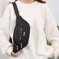 thumbnail image 5 of Bolso bandolera antirrobo para hombre y mujer | Mochila cruzada ligera e impermeable de 20 x 14 x 4 cm | Bolso bandolera de gran capacidad para viajes, ciclismo y actividades al aire libre, 5 of 5