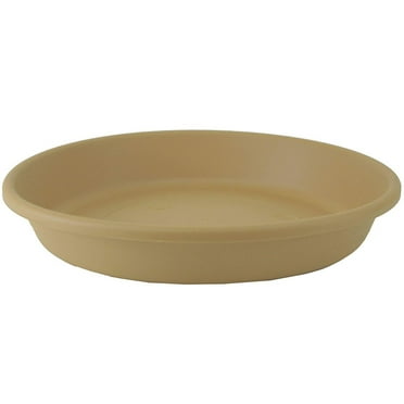 The HC Companies 21 In Planter Saucer for Classic Pots, Sandstone, 12 Pack