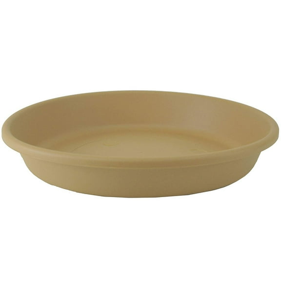 The HC Companies 21 In Planter Saucer for Classic Pots, Sandstone, 12 Pack