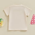 thumbnail image 3 of Gupgi T-Shirts d'Anniversaire pour Bébé Fille, Imprimé Lettre, Col Rond, Manches Courtes, Tops d'Été, 3 of 7