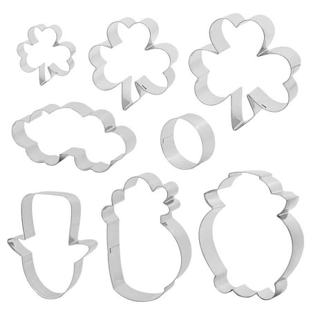 

Yshimbem Shape and Store Meatball St. Patrick s Day Stainless Steel Cookie Molds Cake Baking Tool Molds