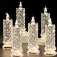 thumbnail image 2 of Velas LED Sin Llama con Forma , 6 Velas Románticas A Batería, Velas LED de Pilar para el Día de San Valentín, 2 of 5