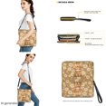 thumbnail image 3 of DISNIMO 2 Piece Women PU Leather Bag Set, Bucket Crossbody Bag, Wristlet Purse Wallet, Adjustable Strap, Roomy for Daily Outings and Travel, 3 of 4