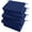 Navy Blue, variant on Outdoor Chair Cushions Set of 4: Waterproof & Color Fastness Seat Cushion for Patio Furniture - 22 x 22 x 3 Inch Chair Pads with Ties and Hidden Zipper - Patio Chair Cushion Replacement, Teal
