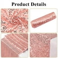 Pesonlook 10 Pack Sequin Table Runner 12" x 72" Rose Gold Sequin Table ...