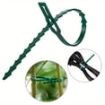 thumbnail image 4 of Reusable Zip Ties Plant Ties for Outdoor and indoor Plants 5 inch Green Adjustable Straps Multiple Pack Sizes, 4 of 8