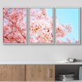 thumbnail image 2 of wall26 Framed Canvas Print Wall Art Set Vibrant Japanese Cherry Blossom Flower Botanical Floral Photography Realism Decorative Nature Colorful for Living Room, Bedroom, Office - 24"x36"x3 W, 2 of 5