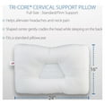 thumbnail image 4 of Core Products Tri-Core Cervical Support Pillow & Travel Core Combo, Standard Firm - Full Size, 4 of 7