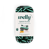 Welly Quick Fix Kit, Travel First Aid Kit with Bandages & Ointments, Floral, 24 Ct