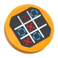 thumbnail image 1 of Juego de estrategia de juego de mesa de juego Tac Toe Bolt, aprendizaje temprano, consola de juego de rompecabezas de teaser de cerebro para edades de naranja, 1 of 8