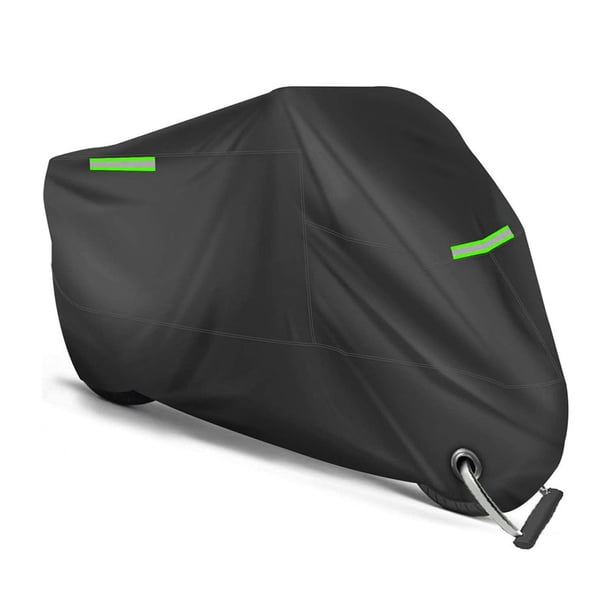 Funda para motocicleta para todas las estaciones, clima universal, calidad duradera, resistente al agua, protección solar al aire libre, refugio para scooter, a prueba de desgarros, reflecta
