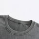 thumbnail image 4 of Ceisia Men's Vintage Washed Solid Crew Neck Short Sleeve T-Shirt Casual Retro Top Gray L Gifts, 4 of 7
