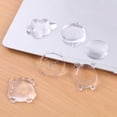 thumbnail image 4 of Anti-collision Sticker Mute Self-adhesive Transparent Cartoon Silicone Door Handle Bumper Protective Plug for Home, 4 of 8