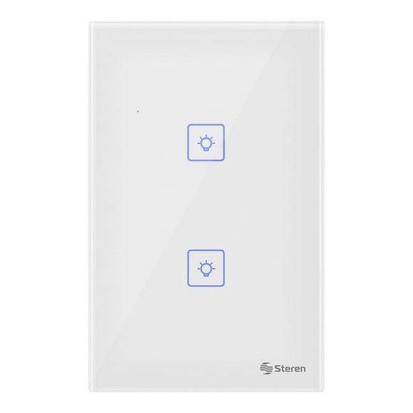 Apagador Wi-Fi touch doble SHOME-110 Steren SHOME-110