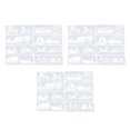 thumbnail image 4 of Pntil de 24 Piezas Sunnimix Plantilla de dibujo de PET Estilo de Mascotas TRANSPORTE, 4 of 8